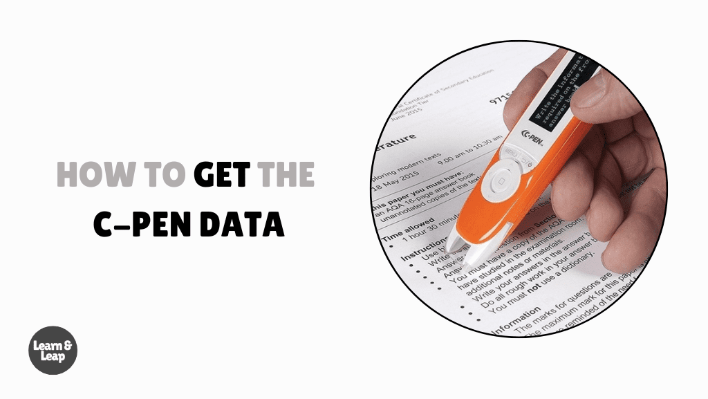 How to Get the C-Pen Data